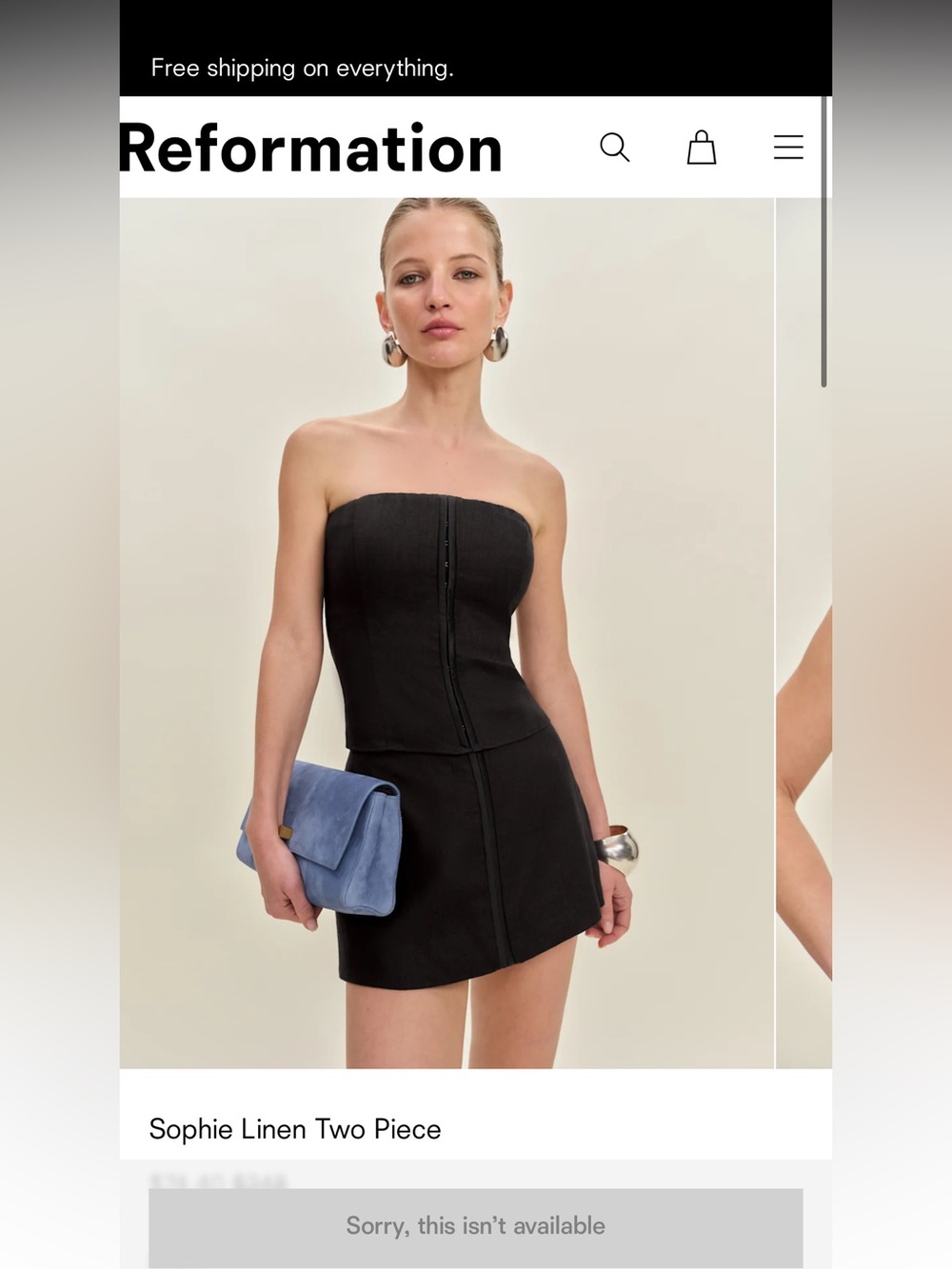 Reformation Sophie Two Piece Set
